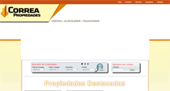 Desktop Screenshot of correapropiedades.com.ar
